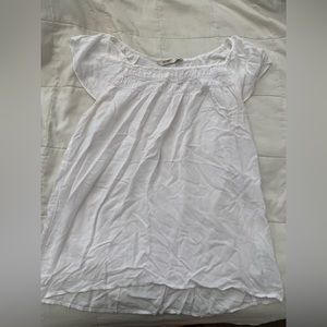 Flowy White Old Navy Shirt